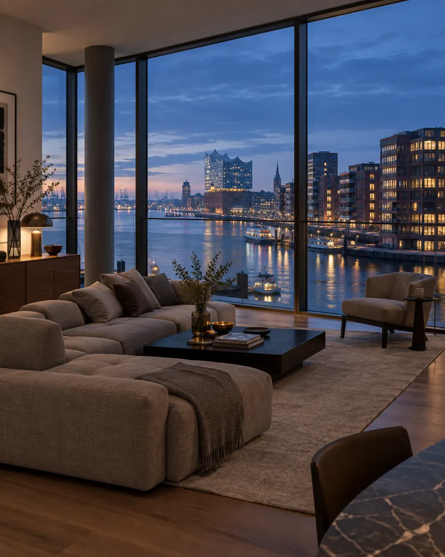 Penthouse am Sandtorkai in HafenCity