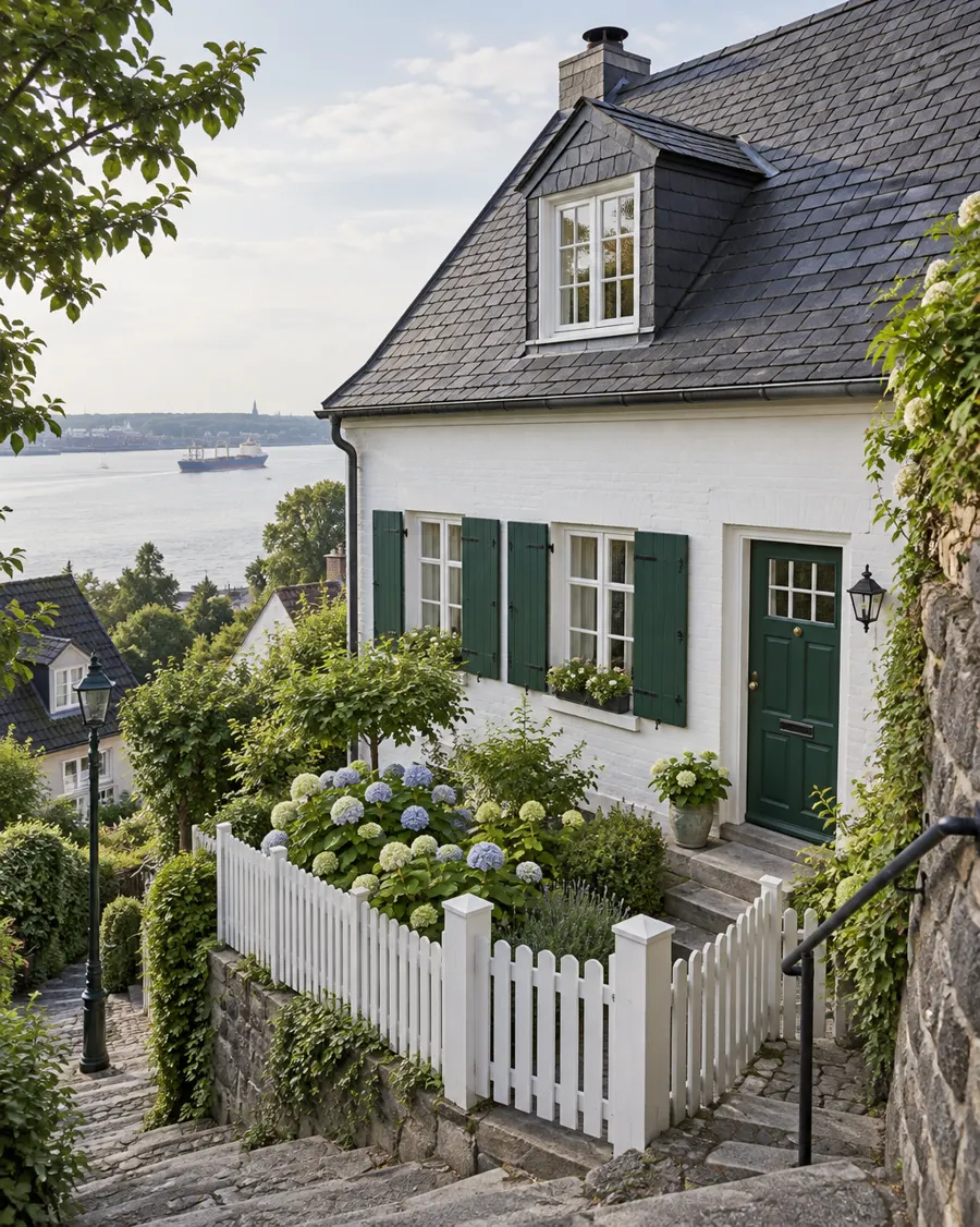 Kapitänshaus im Treppenviertel in Blankenese